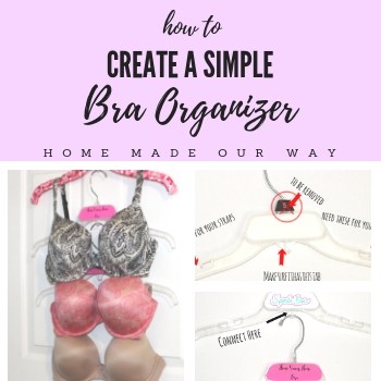 How to Create a Simple and Pretty Bra Organizer