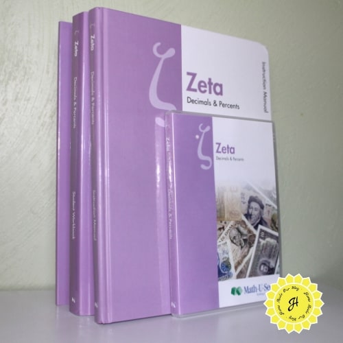 Math-U-See textbook, Workbook, Tests, and Video for Zeta level