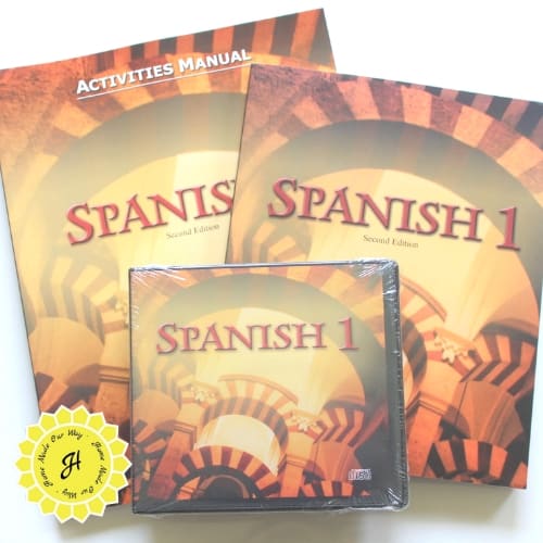 image of spanish 1 homeschool curiculum by bju press