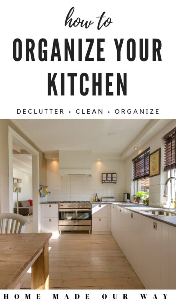 pin image for organizing kitchen post