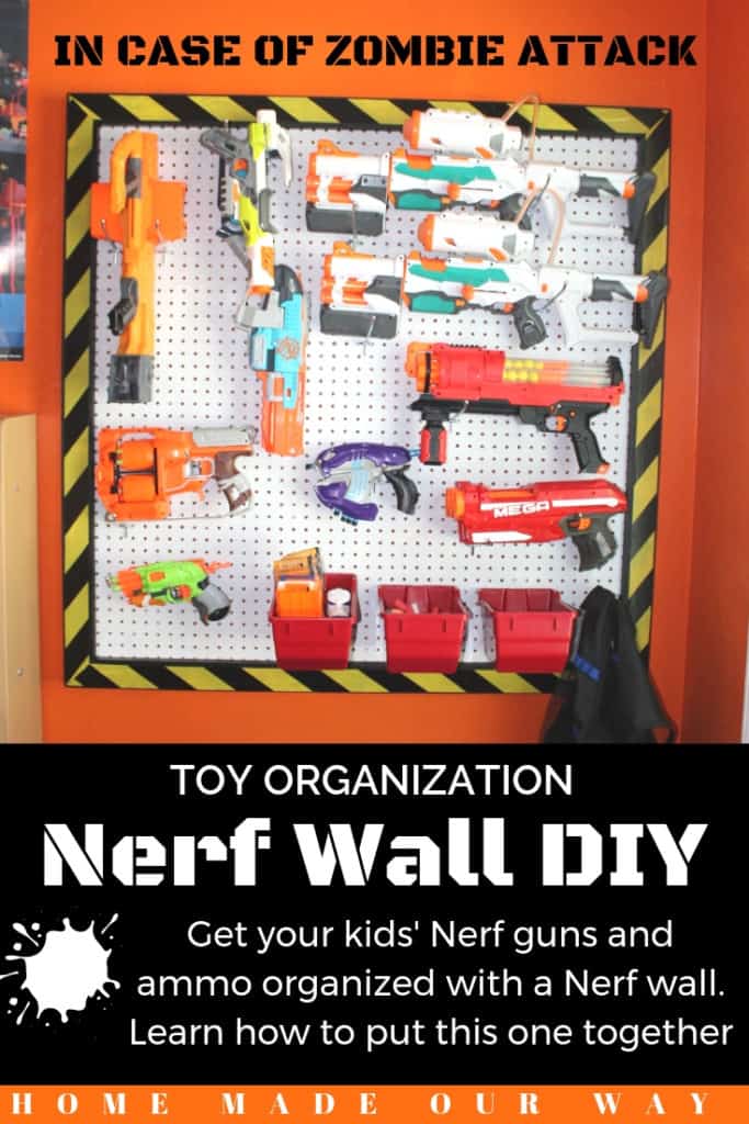 Pin image for Nerf Wall DIY post