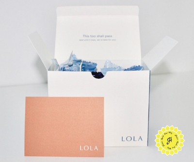 image of Lola organic tampons in a box