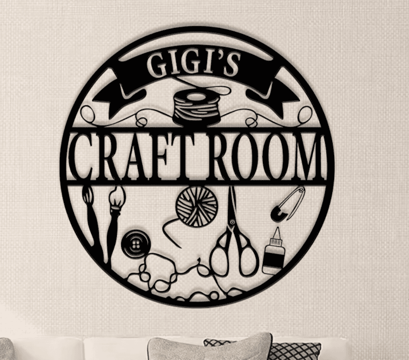 craft room sign