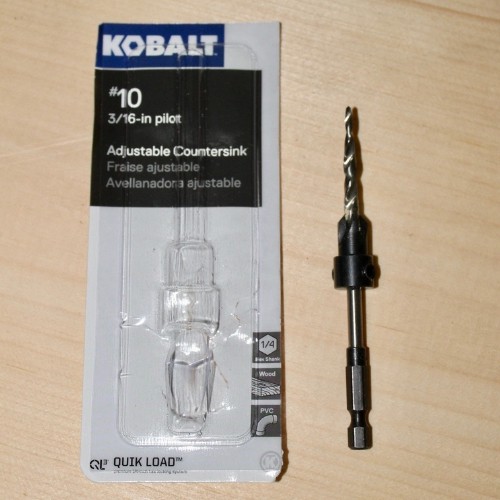 Adjustable Countersink #10 from Kobalt