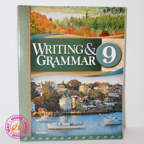 9th grade writing and grammar textbook for homeschool by bju press