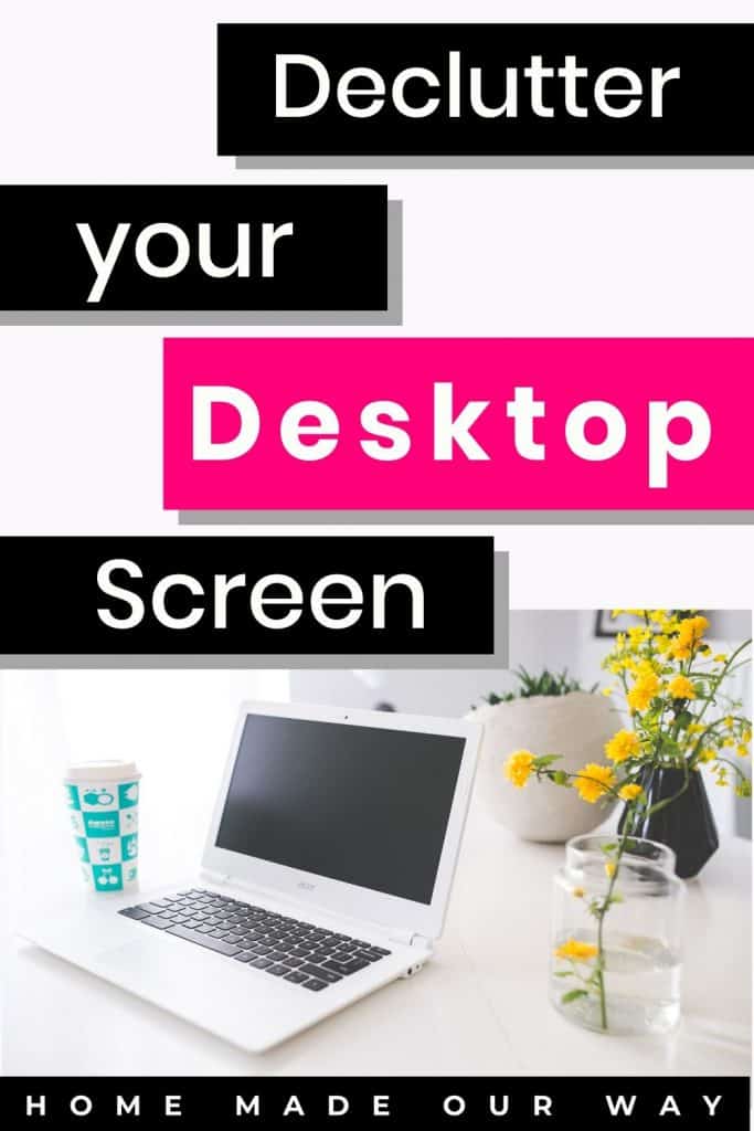 pin image for desktop screen organization post