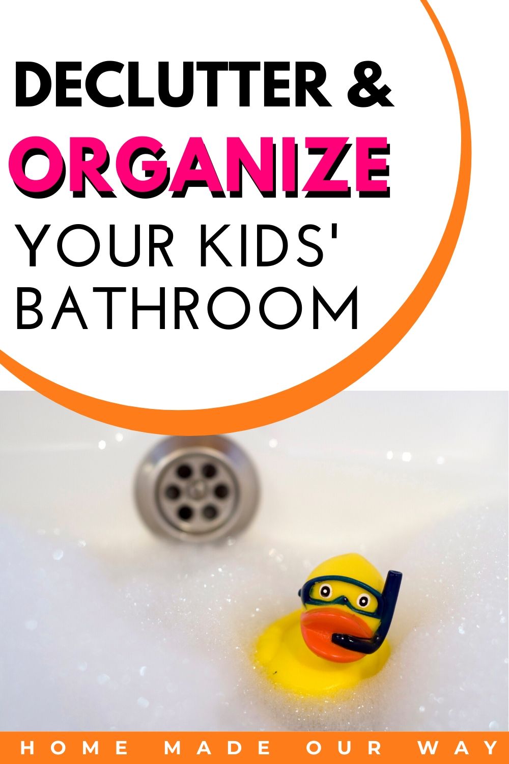 5 Steps to Decluttering and Organizing Your Kids’ Bathrooms