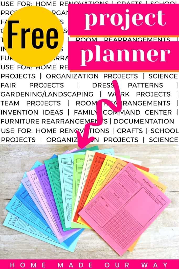 pin image for project planner post