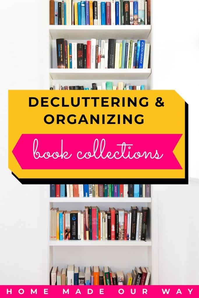 pin image for book organization post
