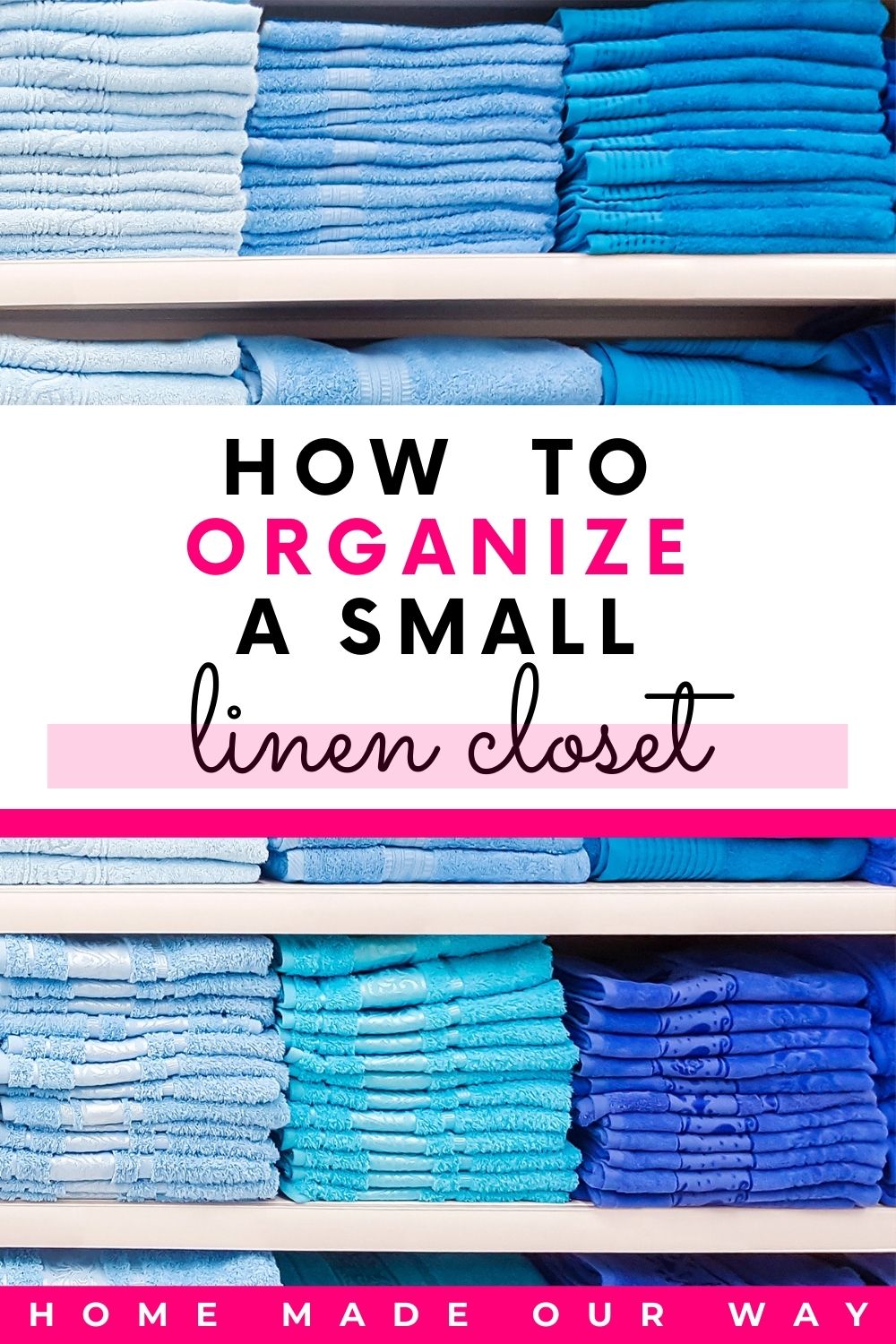 Linen Closet Organization How to Organize a Narrow Linen Closet