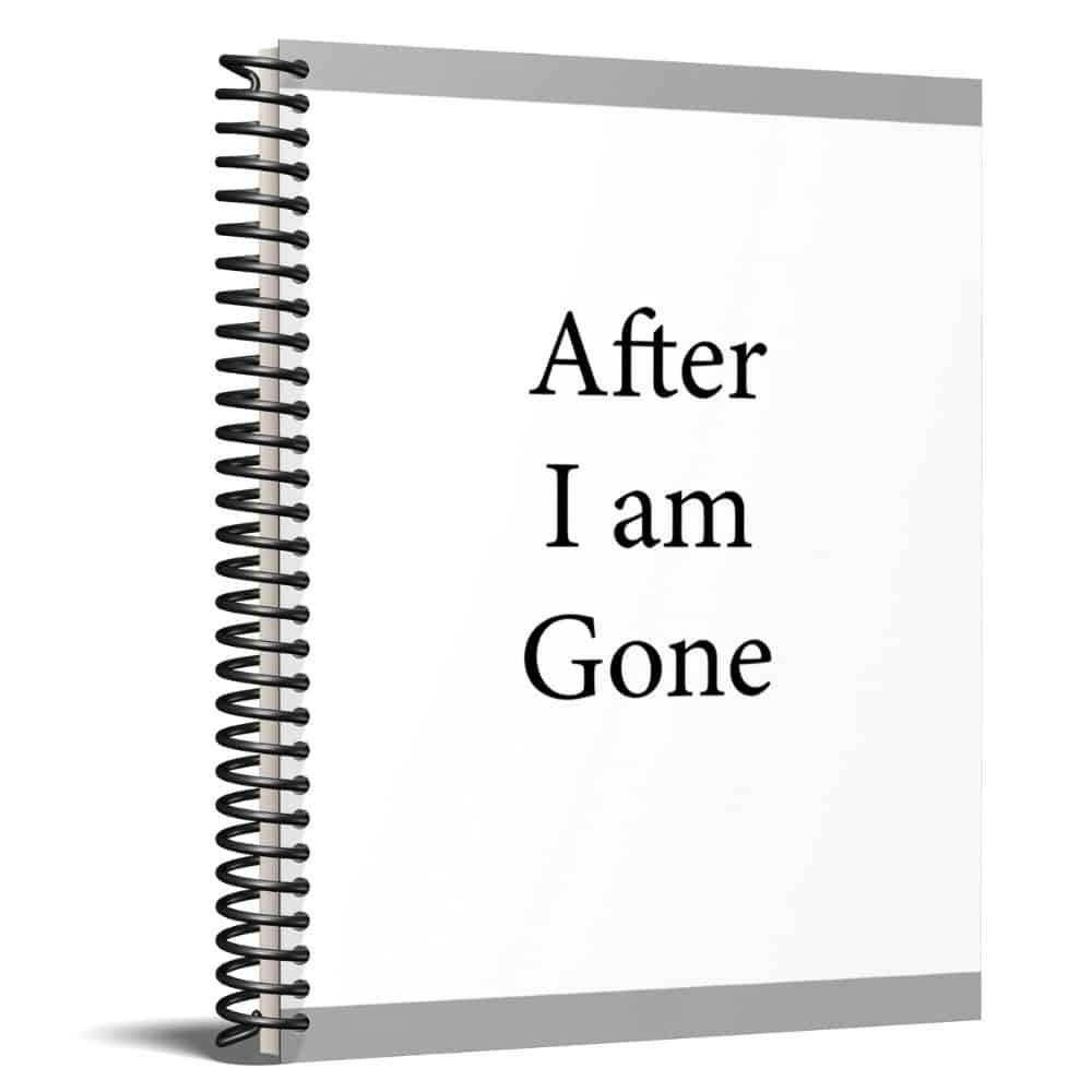 After I Am Gone Planner
