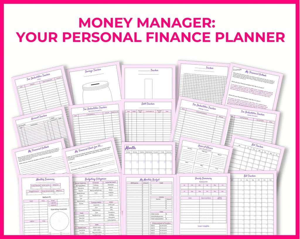 money manager pages