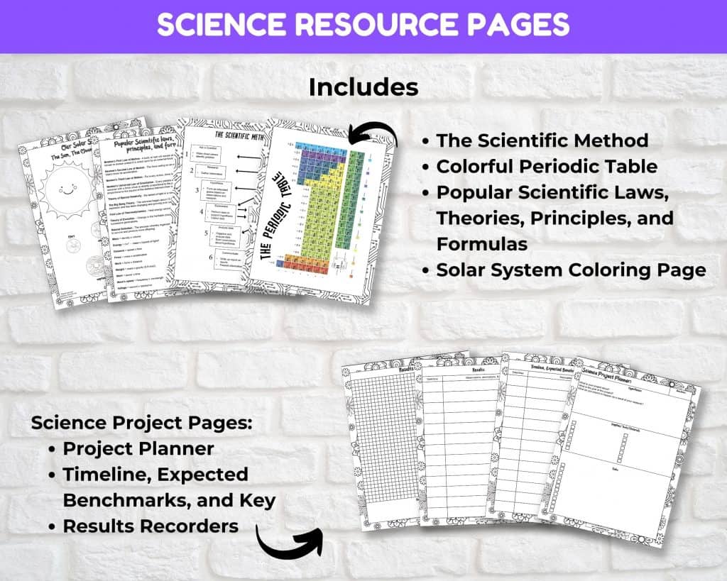 Science Resource Pages