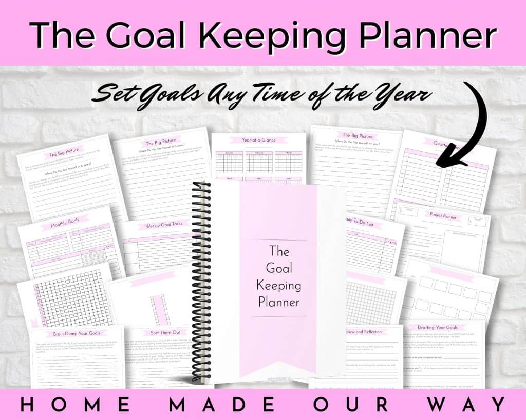 The Goal Keeping Planner