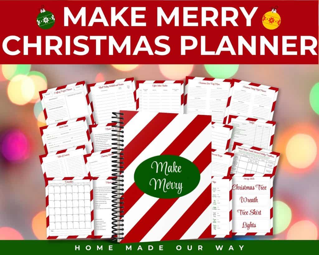 Make Merry chrismtas planner