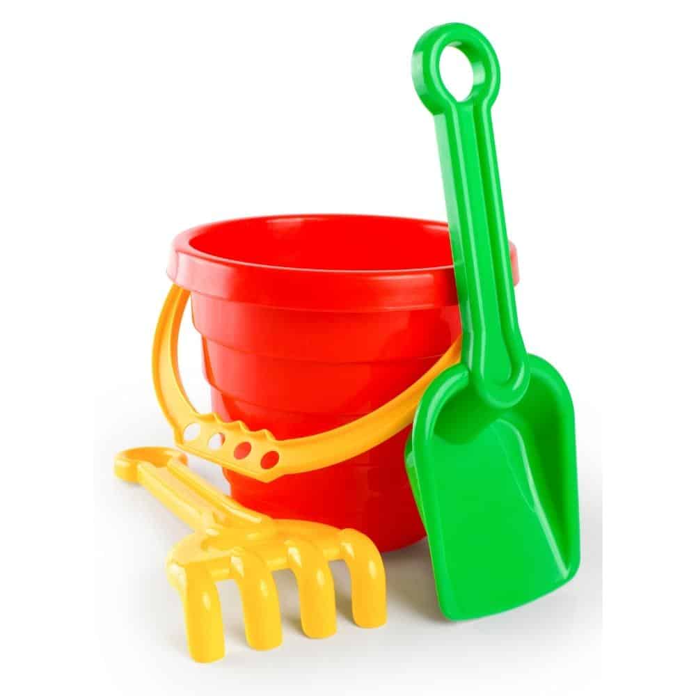 kids shovels and pail toys 