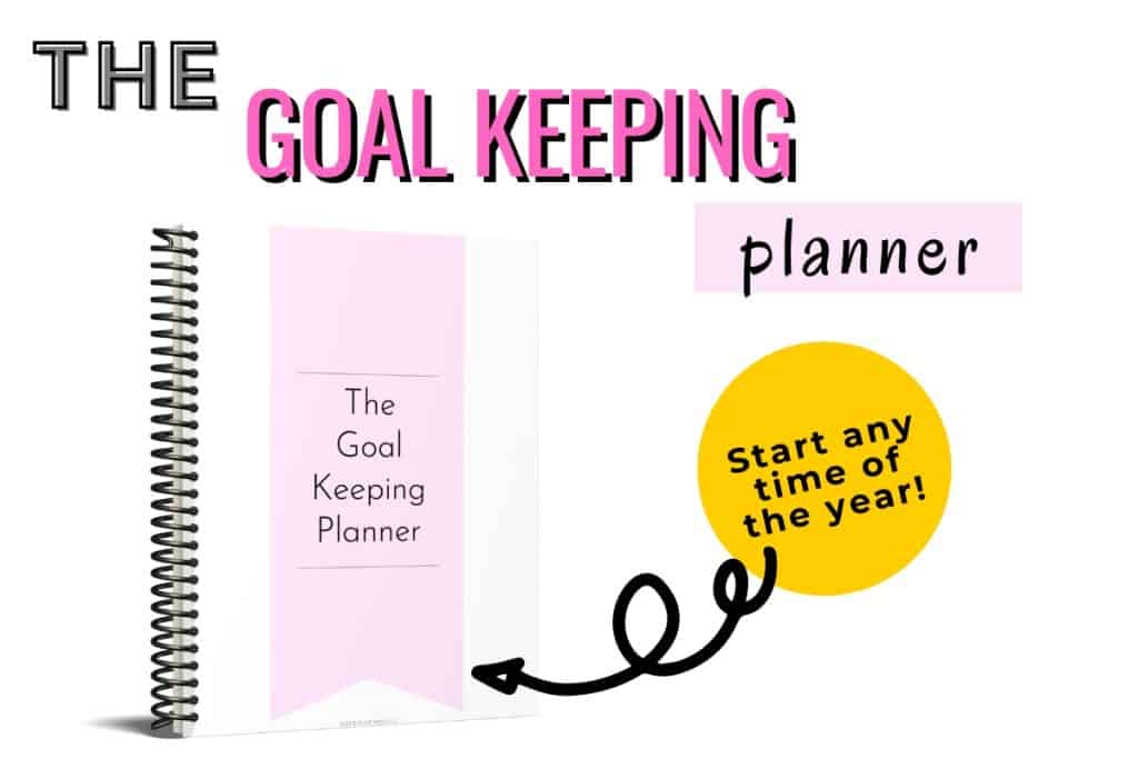 goal keeping planner ad