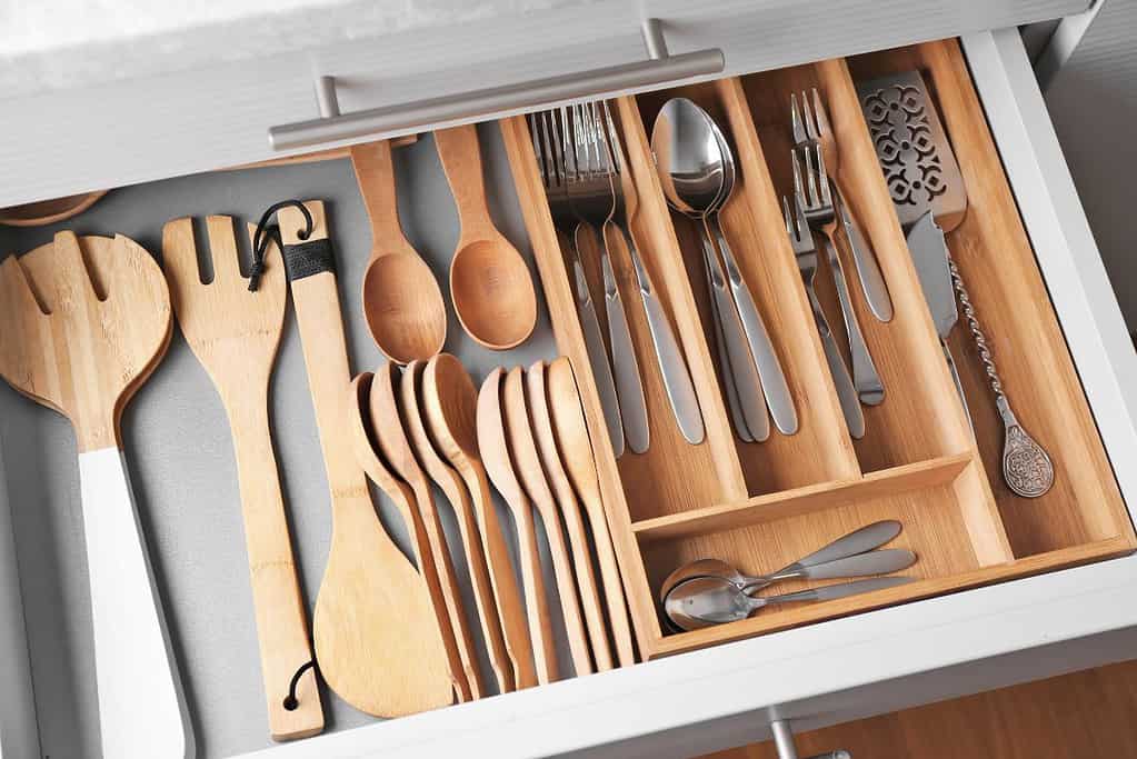 kitchen utensil drawer