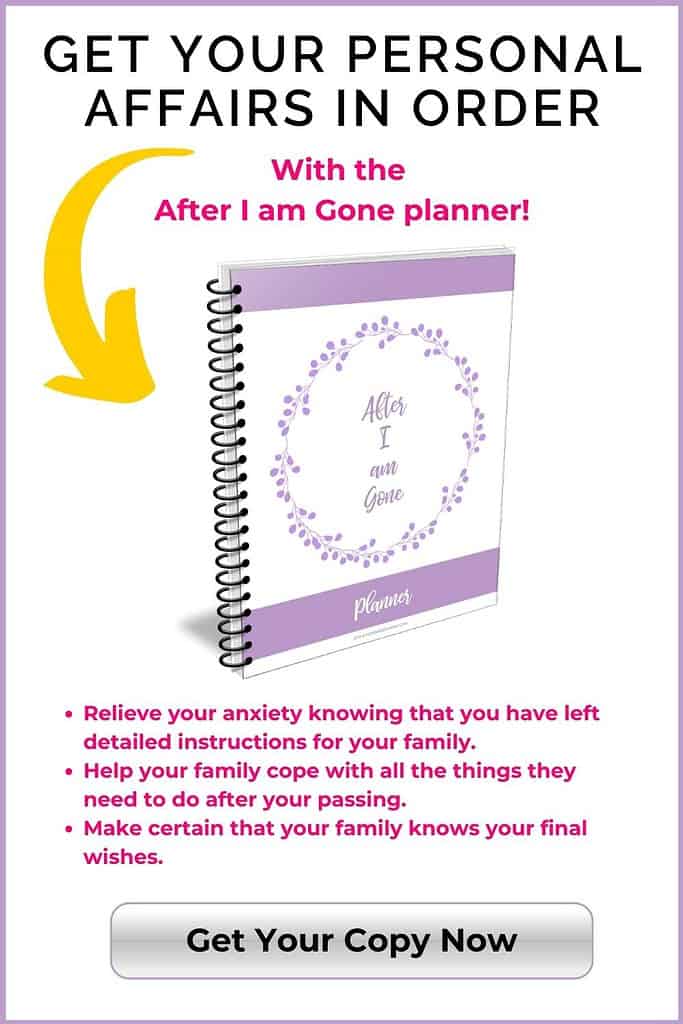 The After I Am Gone Planner