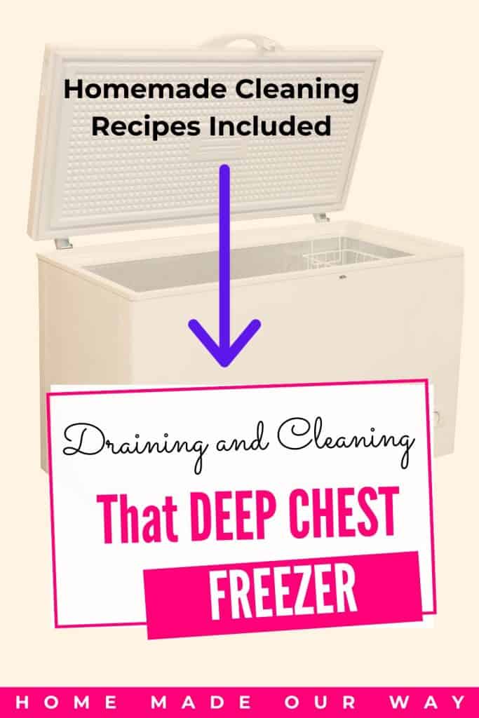 Draining and Cleaning a Deep Chest Freezer