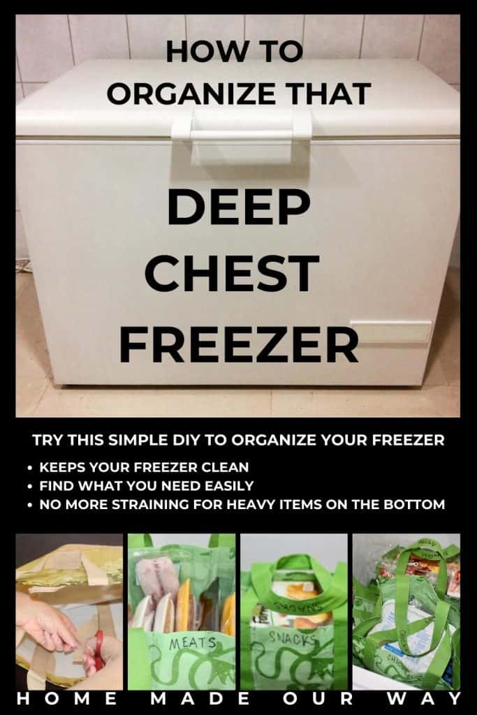 Organizing a Deep Chest Freezer
