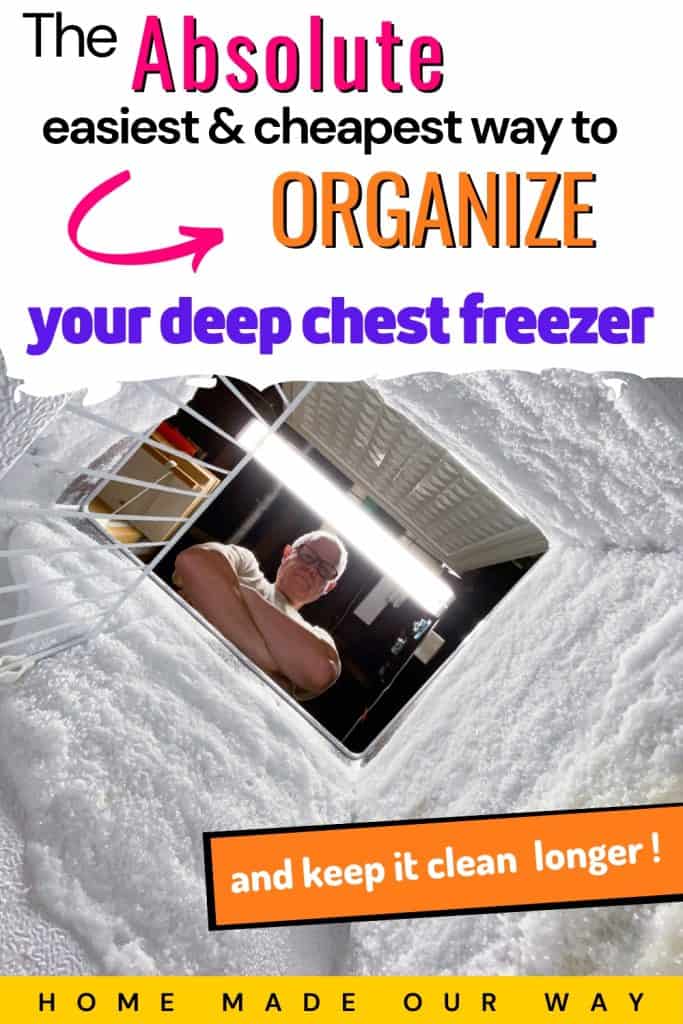 Easiest and Cheapest Way to Organize Your Chest Freezer