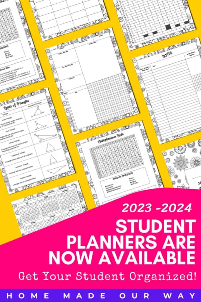 free student planners
