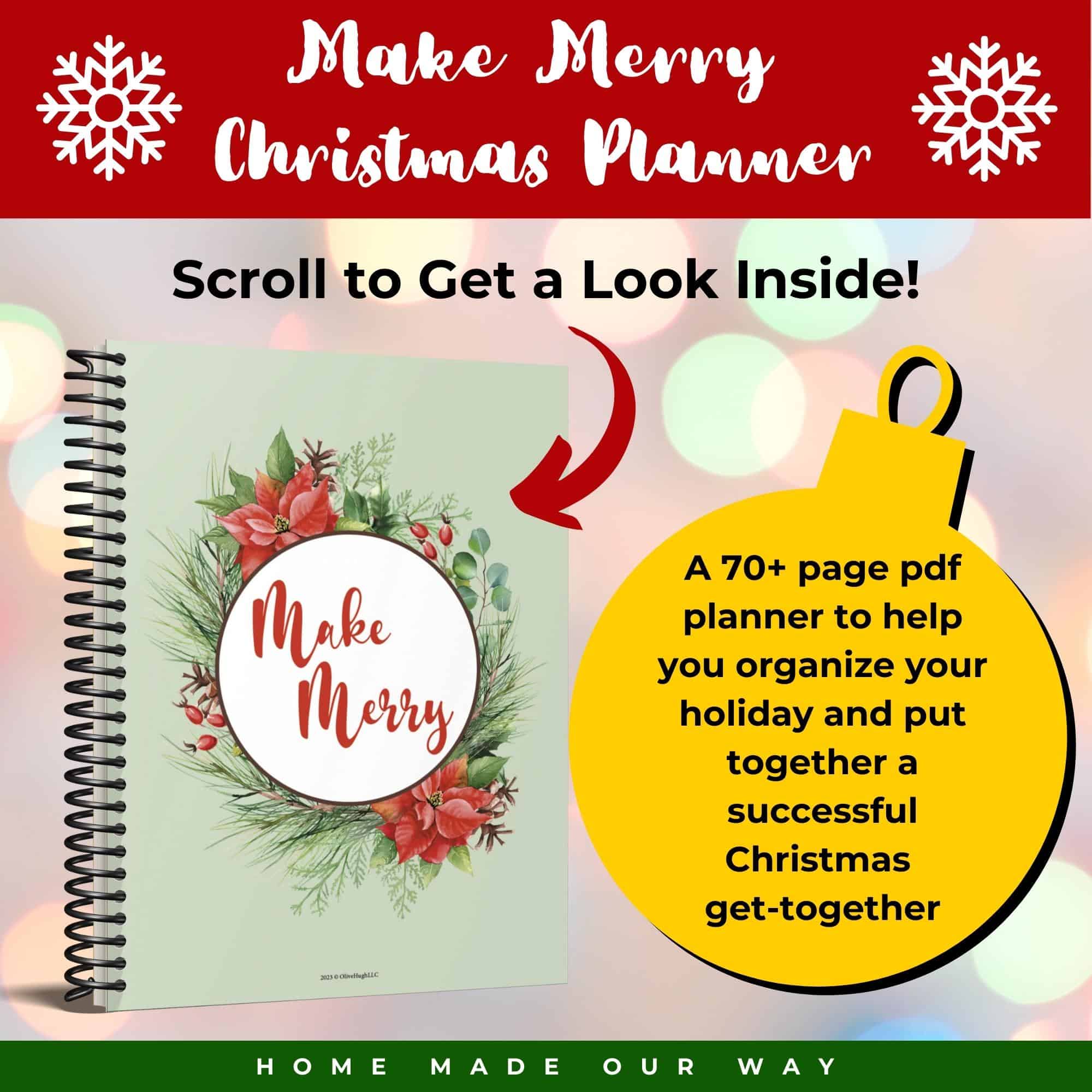 Make Merry Christmas Planner