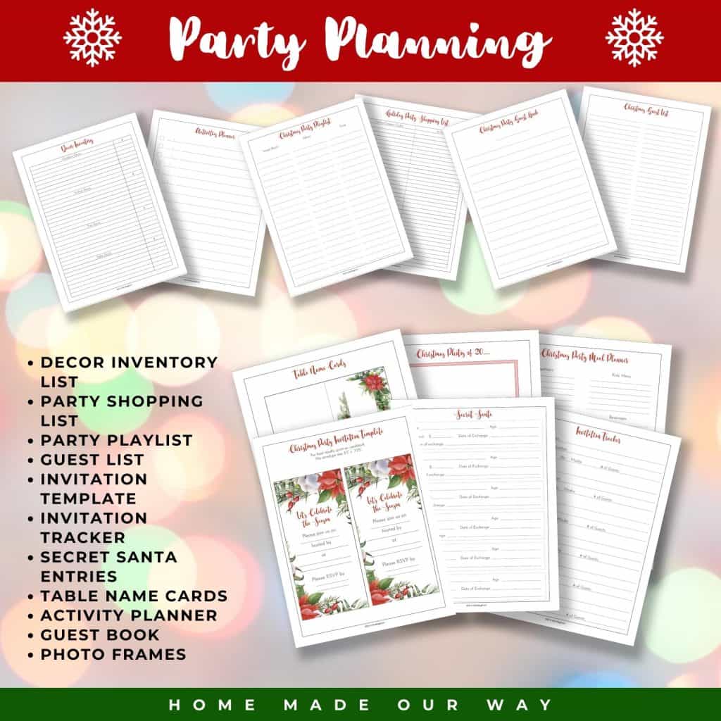 christmas party planner