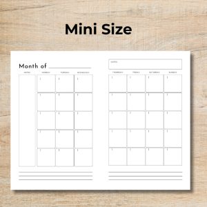 Free 2025 Printables for Mini Binders and Letter-Size Planners