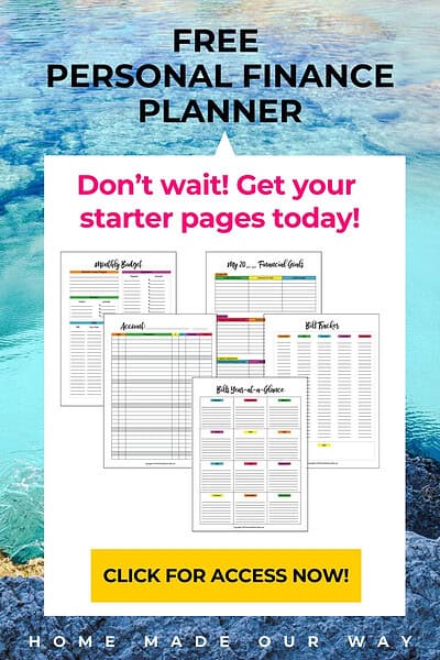 Financial Planner - Get Your Finances in Order with this Free PDF