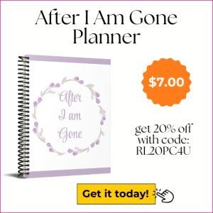 After I am Gone Planner