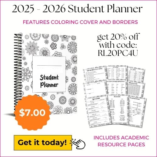 Flower Student Planner