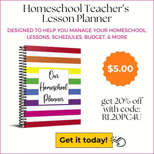 Homeschool Teachers Planner
