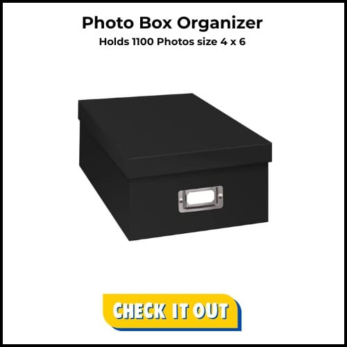 Photo Box Organizer