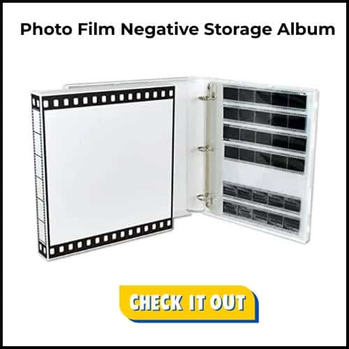 Photo Film Negative Storage Album