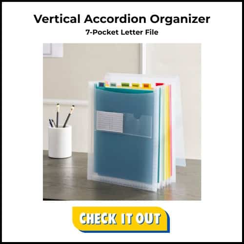 Vertical File Organizer