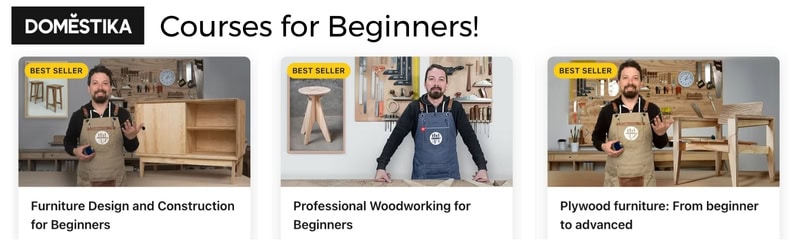 Domestika Woodworking Courses