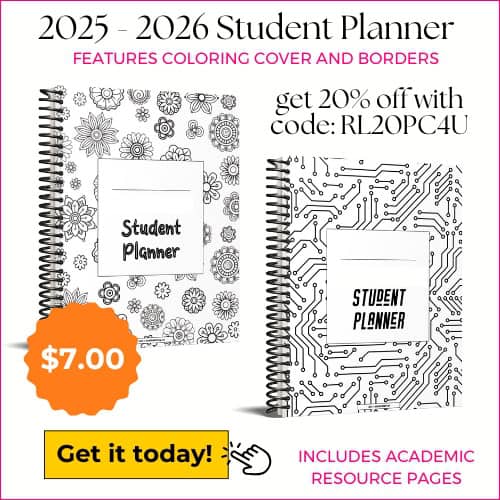 Student Planners for 2025