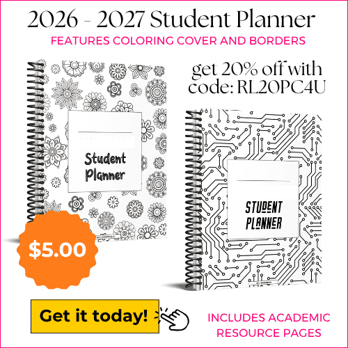 2026-2027 Student Planners
